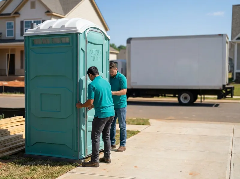 High-Rise and Crane-Lift Portable Toilets in Charlotte, NC